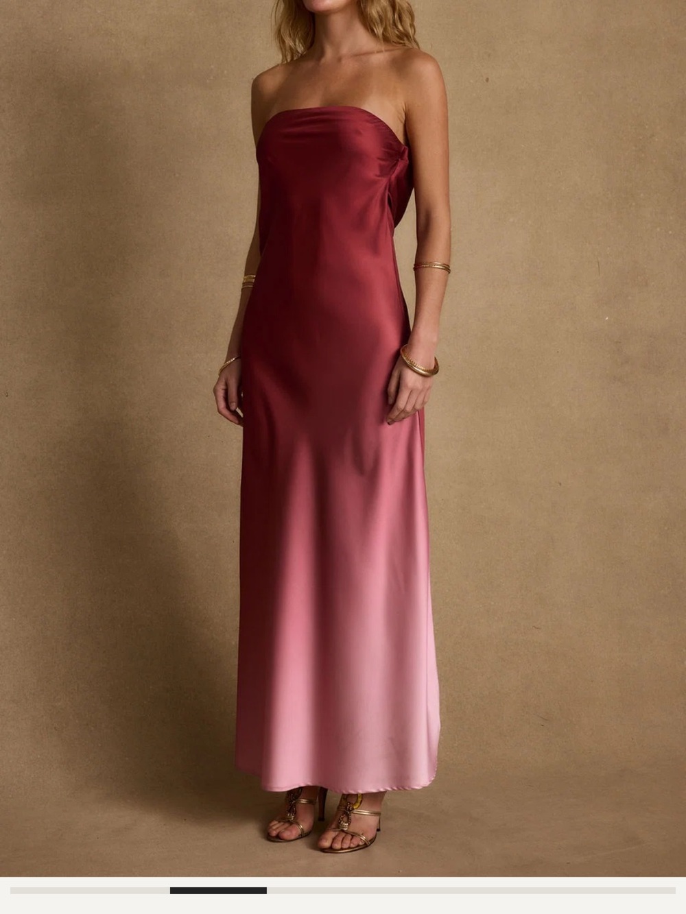 NWT- 12th tribe Natalia ombré silk dress